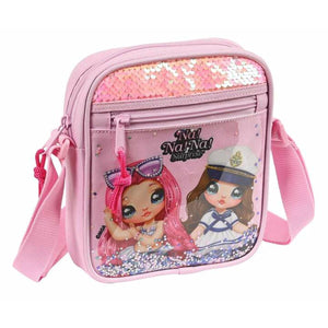Schoudertas Na!Na!Na! Surprise Sparkles Licht Roze 16 x 18 x 4 cm-Topper Trend