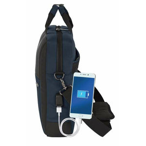 Laptop- en Tablettas Safta Business Donkerblauw 41 x 33 x 9 cm-Topper Trend