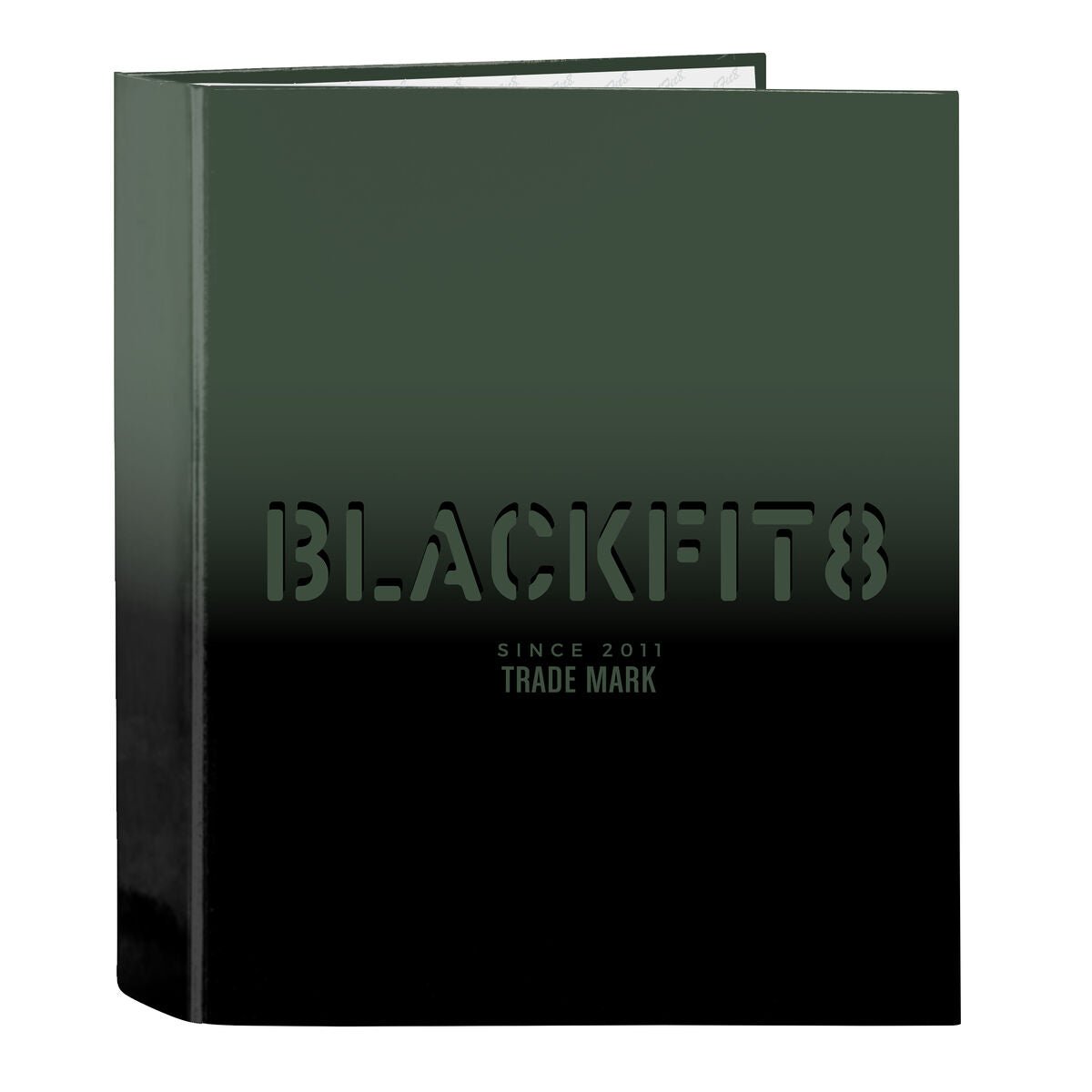 Ringmap BlackFit8 Gradient Zwart Militair groen 27 x 33 x 6 cm-Topper Trend