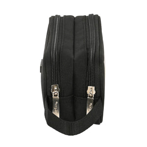 Pennenetui met 2 vakken Safta Surf Zwart 21 x 8 x 6 cm-Topper Trend
