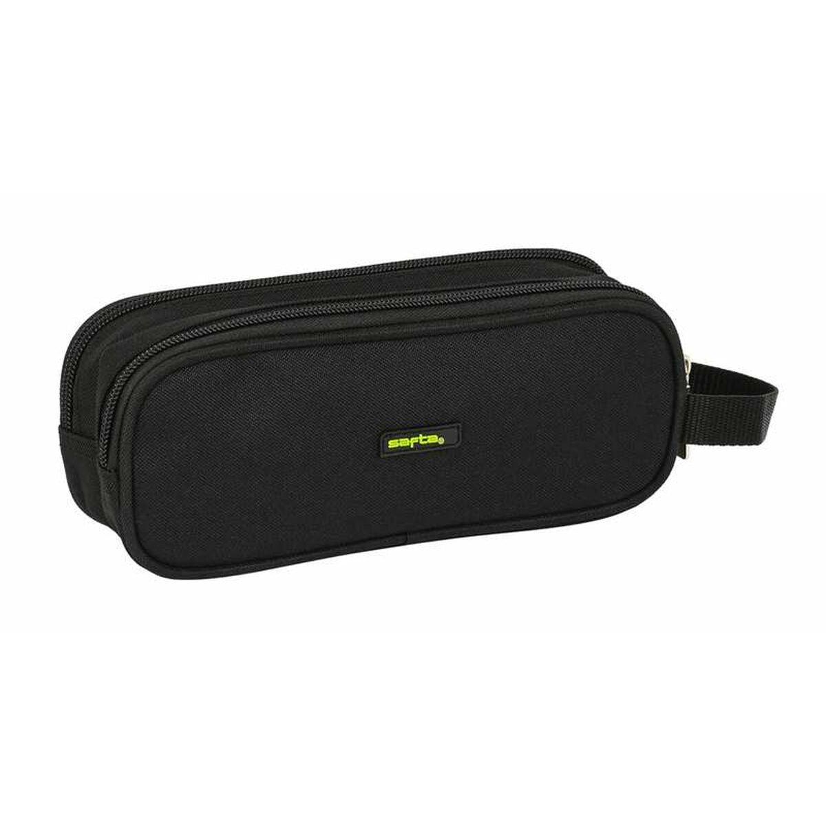 Pennenetui met 2 vakken Safta Surf Zwart 21 x 8 x 6 cm-Topper Trend