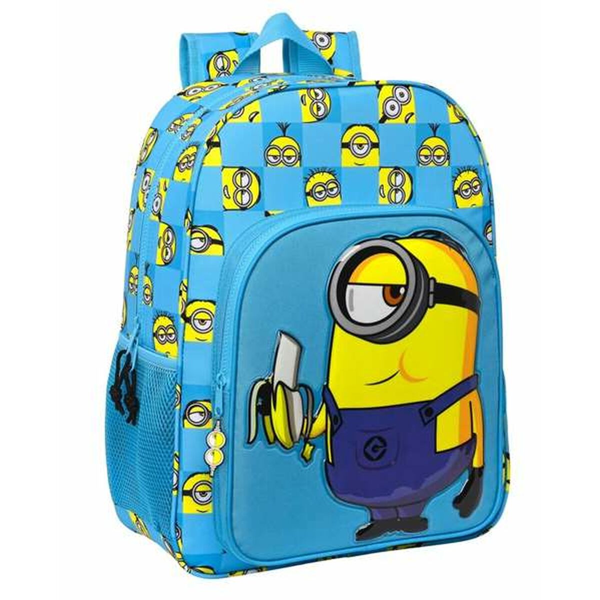 Schoolrugzak Minions Minionstatic Blauw-Topper Trend
