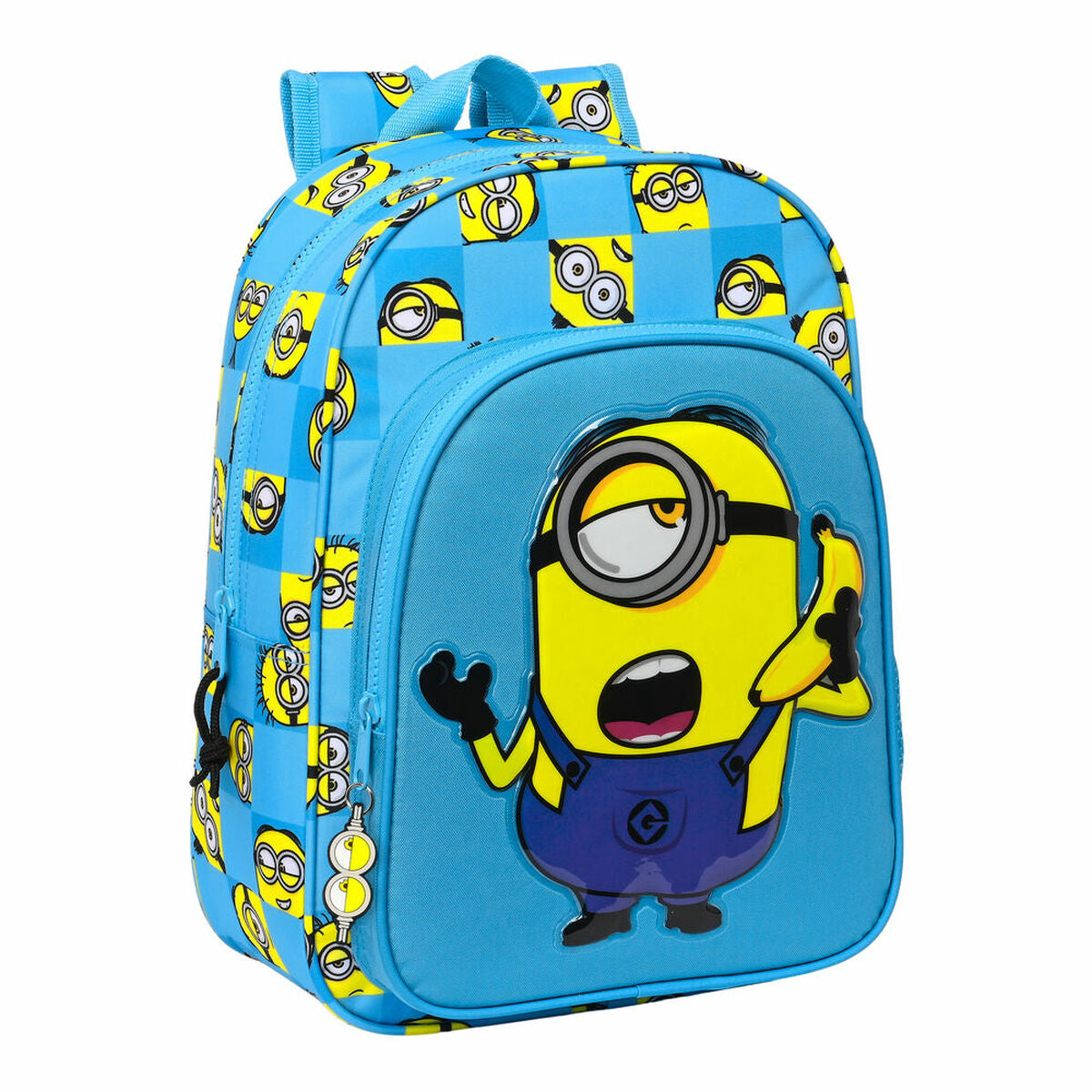 Schoolrugzak Minions Minionstatic Blauw 26 x 34 x 11 cm-Topper Trend