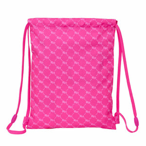 Rugtas met Koordjes Rainbow High Fuchsia 26 x 34 x 1 cm-Topper Trend