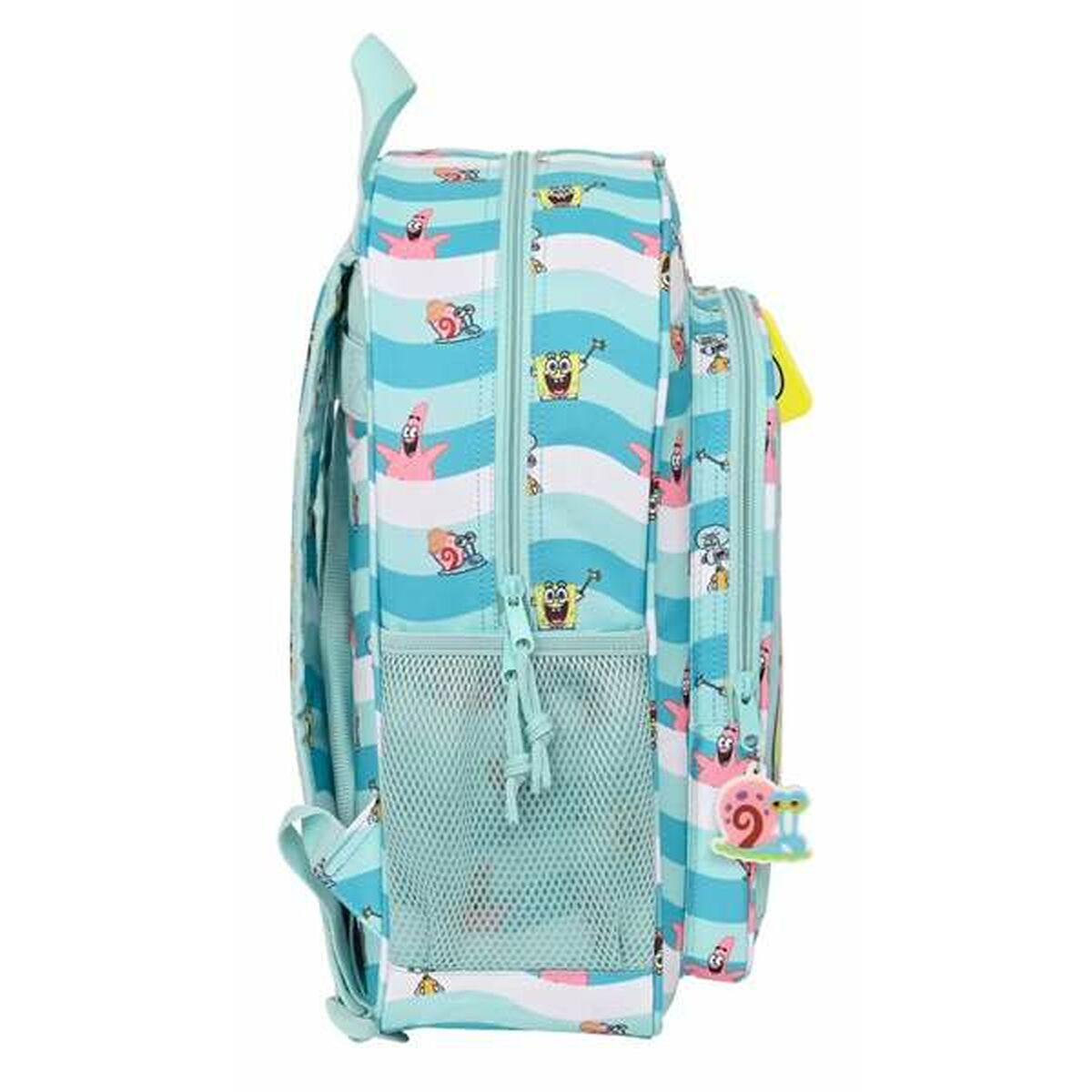 Schoolrugzak Spongebob Stay positive Blauw Wit 32 x 38 x 12 cm-Topper Trend