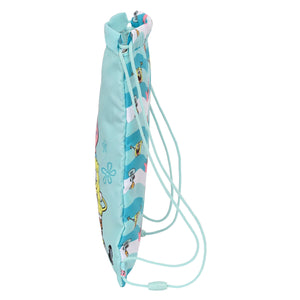 Rugtas met Koordjes Spongebob Stay positive Blauw 26 x 34 x 1 cm-Topper Trend