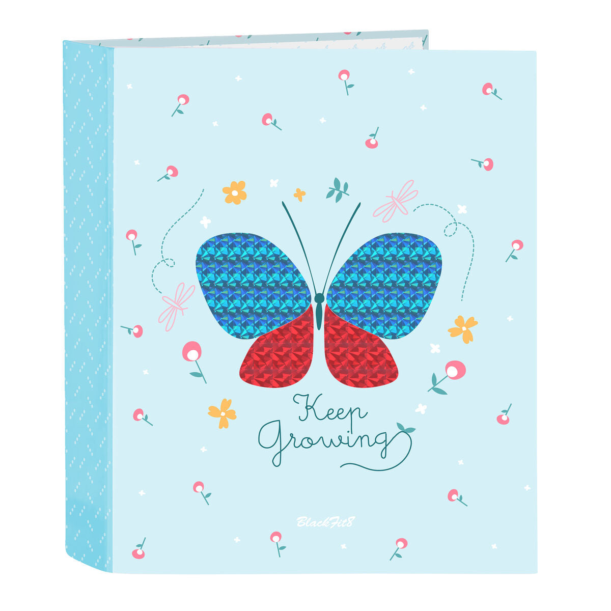 Ringmap BlackFit8 Mariposa Licht Blauw 27 x 33 x 6 cm Vlinder-Topper Trend