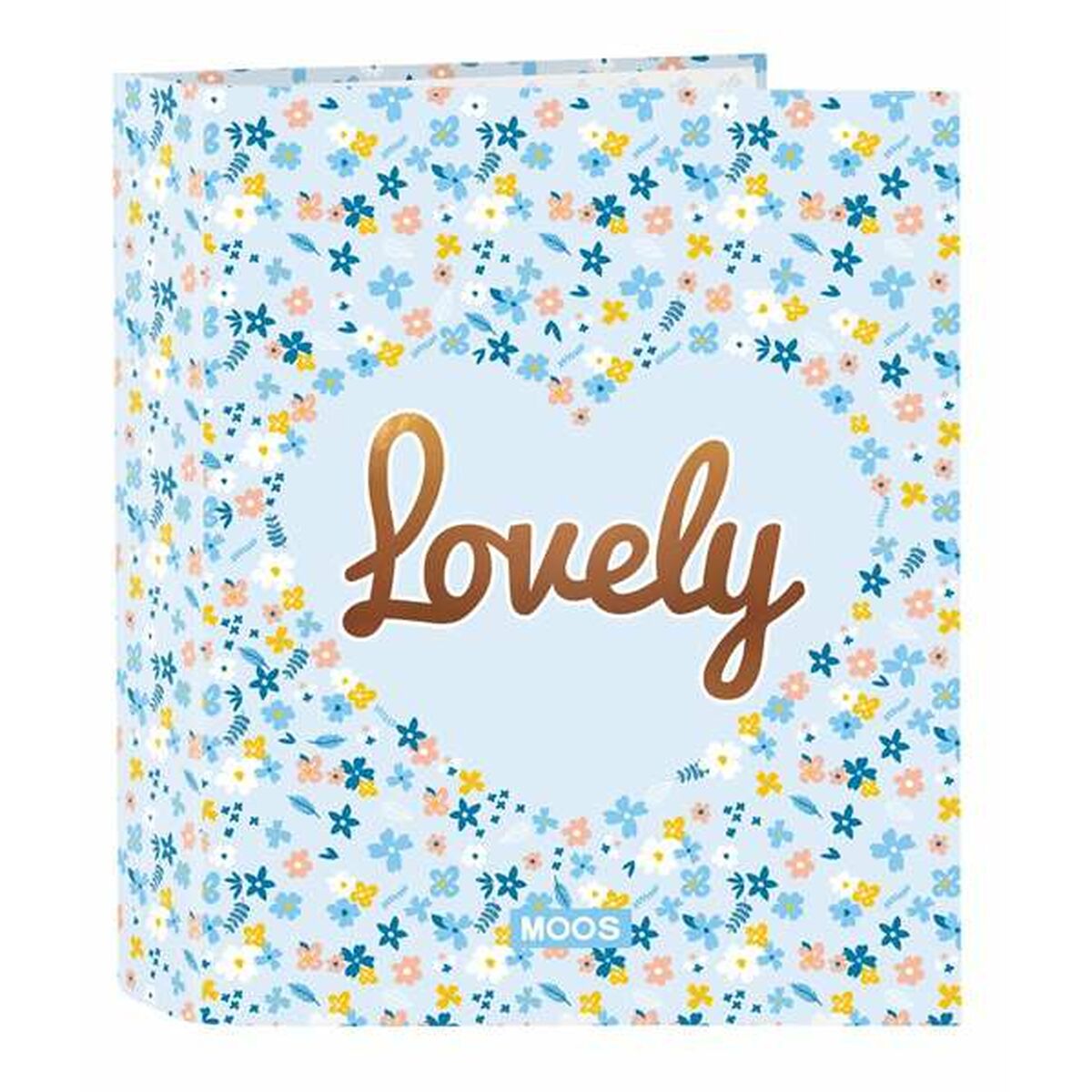 Ringmap Moos Lovely Licht Blauw 27 x 33 x 6 cm-Topper Trend