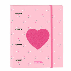 Ringmap Safta Roze A4 Navulling (100 Lakens)-Topper Trend