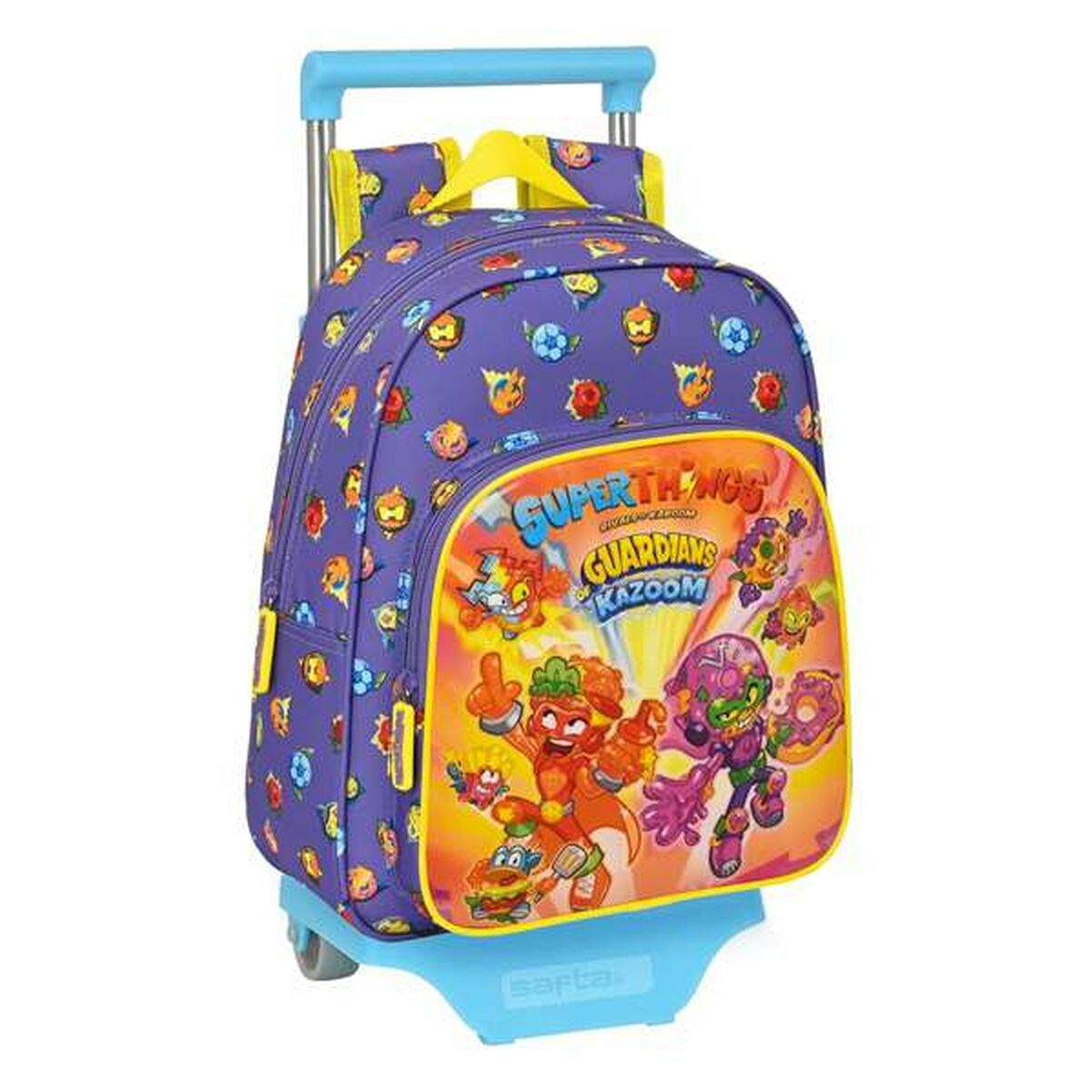 Schoolrugzak met Wielen SuperThings Guardians of Kazoom Geel Paars 27 x 33 x 10 cm-Topper Trend