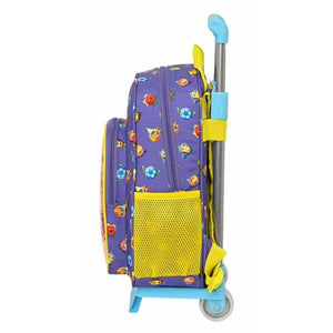 Schoolrugzak met Wielen SuperThings Guardians of Kazoom Geel Paars 27 x 33 x 10 cm-Topper Trend
