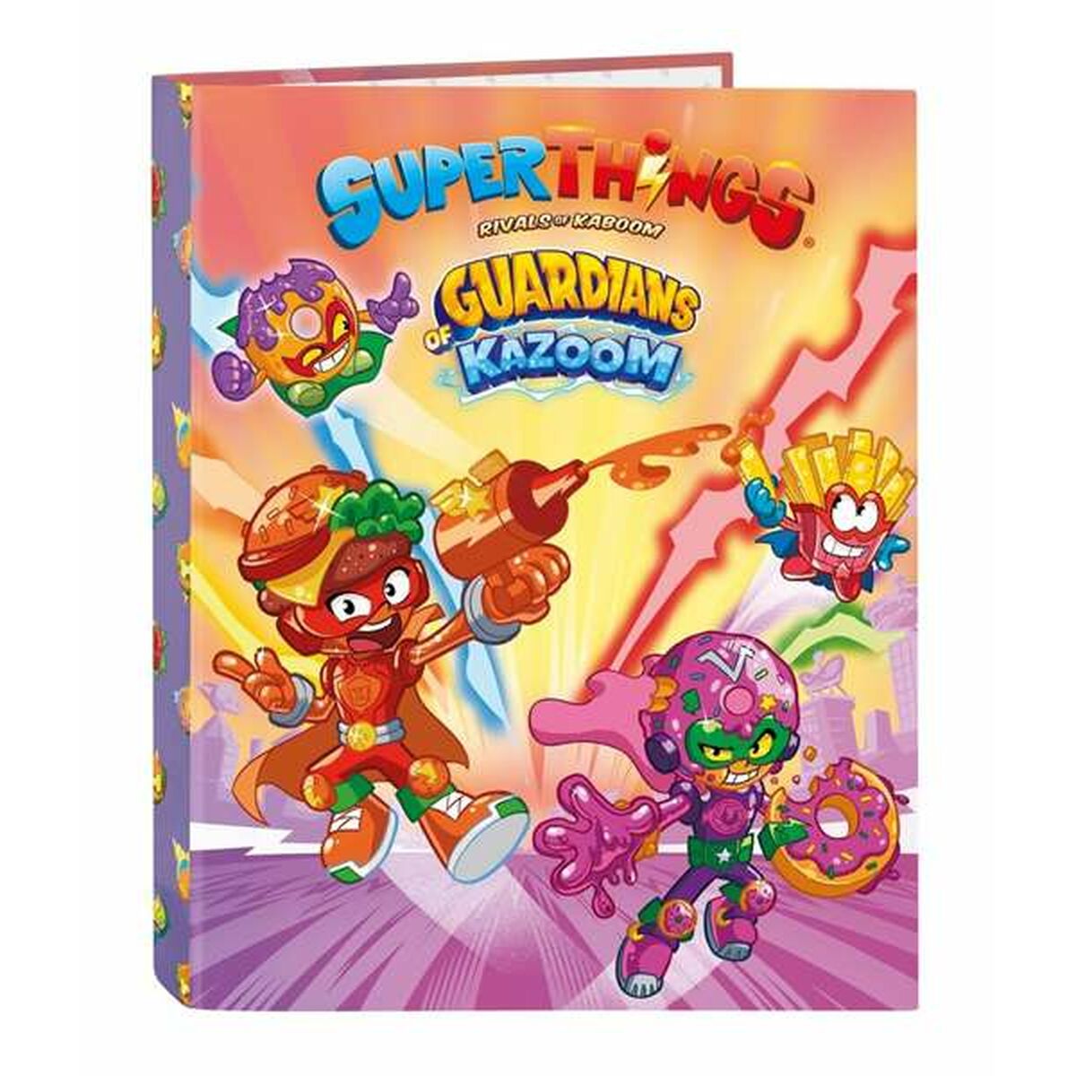 Ringmap SuperThings Guardians Of Kazoom Paars 26,5 x 33 x 4 cm-Topper Trend