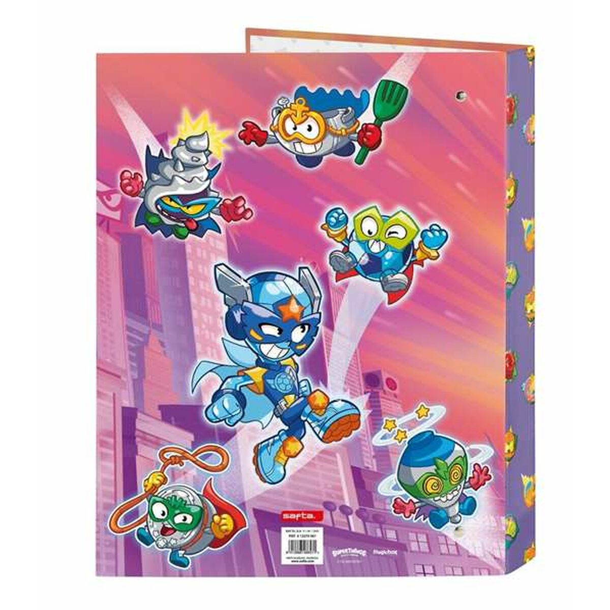 Ringmap SuperThings Guardians Of Kazoom Paars 26,5 x 33 x 4 cm-Topper Trend