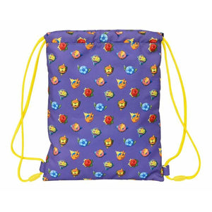 Rugtas met Koordjes SuperThings Guardians of Kazoom Paars 26 x 34 x 1 cm-Topper Trend