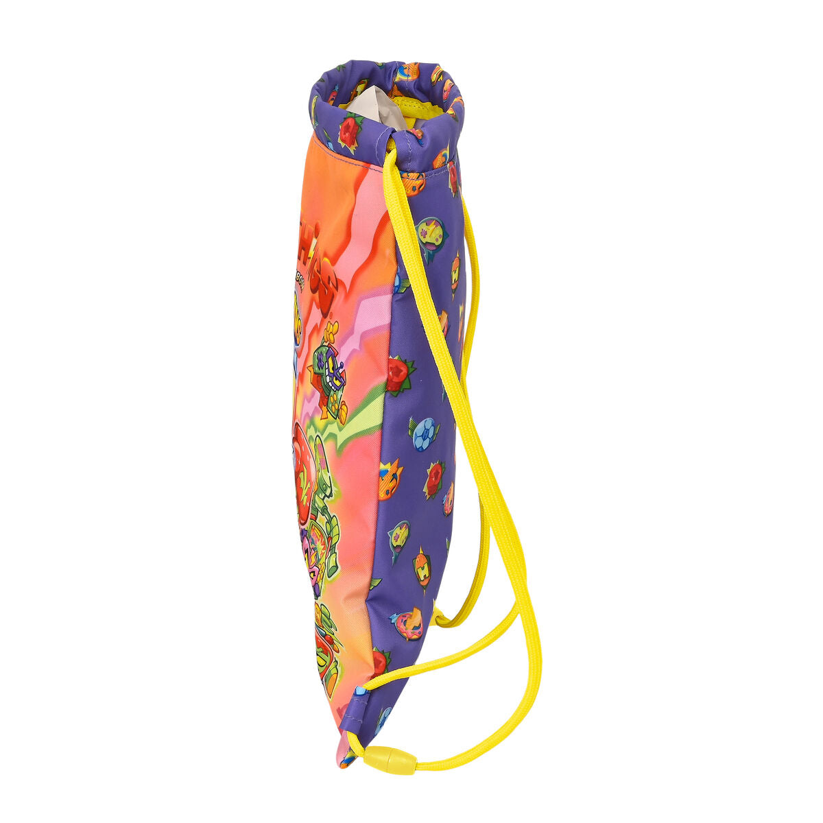 Rugtas met Koordjes SuperThings Guardians of Kazoom Geel Paars 26 x 34 x 1 cm-Topper Trend