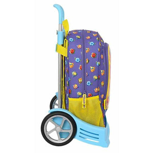 Schoolrugzak met Wielen SuperThings Guardians of Kazoom Geel Paars 32 x 42 x 14 cm-Topper Trend