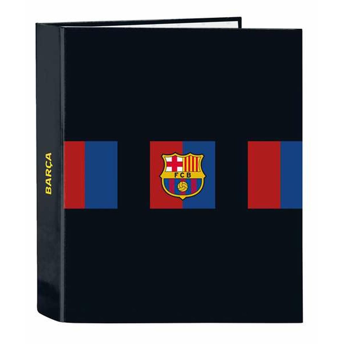 Ringmap F.C. Barcelona 22/23 Kastanjebruin Marineblauw 27 x 33 x 6 cm-Topper Trend