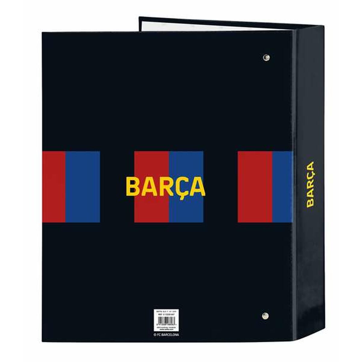 Ringmap F.C. Barcelona 22/23 Kastanjebruin Marineblauw 27 x 33 x 6 cm-Topper Trend