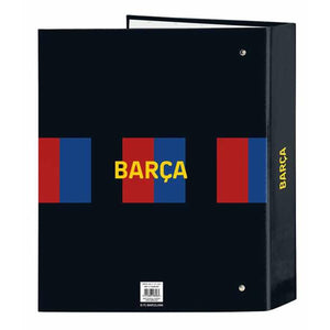 Ringmap F.C. Barcelona 22/23 Kastanjebruin Marineblauw 27 x 33 x 6 cm-Topper Trend