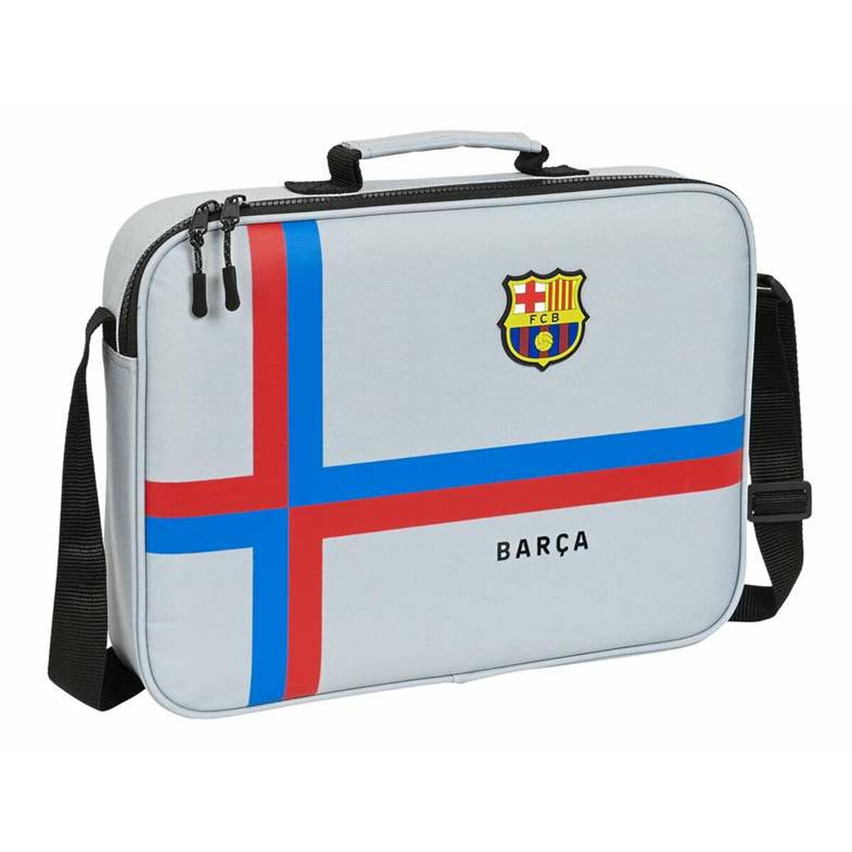Schooltas F.C. Barcelona 22/23 Grijs 38 x 28 x 6 cm-Topper Trend