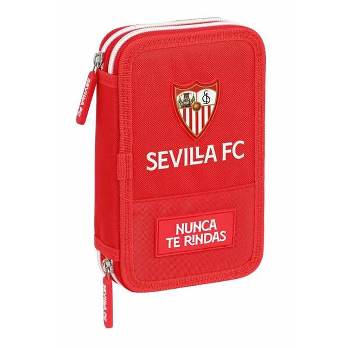 Dubbele etui Sevilla Fútbol Club Rood 12,5 x 19,5 x 4 cm-Topper Trend