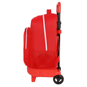 Schoolrugzak met Wielen Sevilla Fútbol Club Rood 33 X 45 X 22 cm-Topper Trend