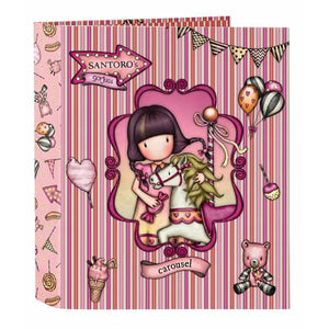Ringmap Gorjuss Carousel Zalm 27 x 33 x 6 cm-Topper Trend