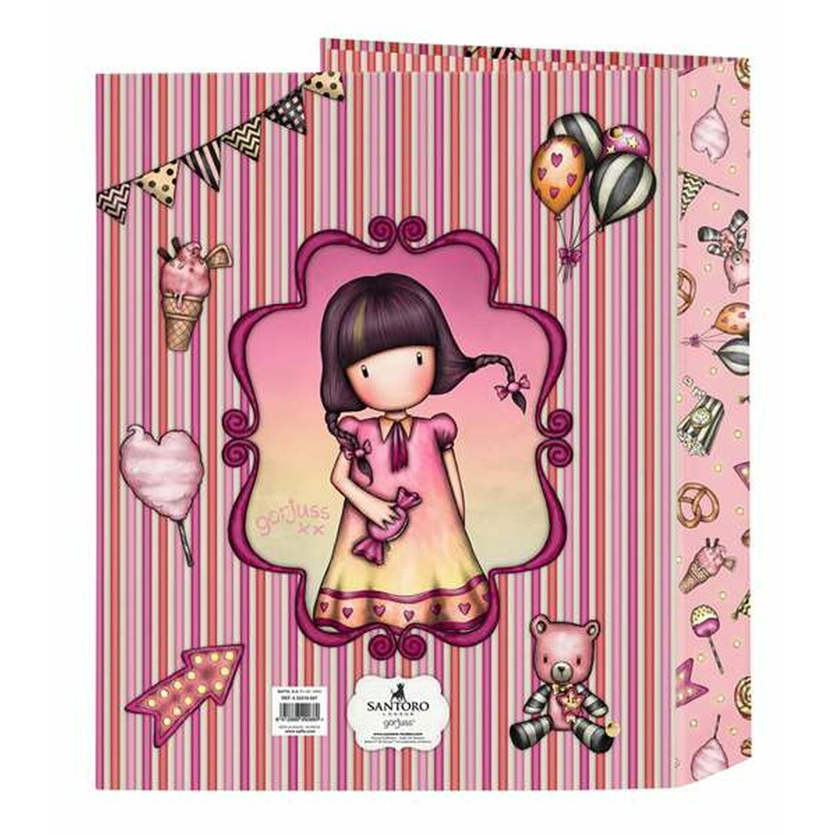 Ringmap Gorjuss Carousel Zalm 27 x 33 x 6 cm-Topper Trend