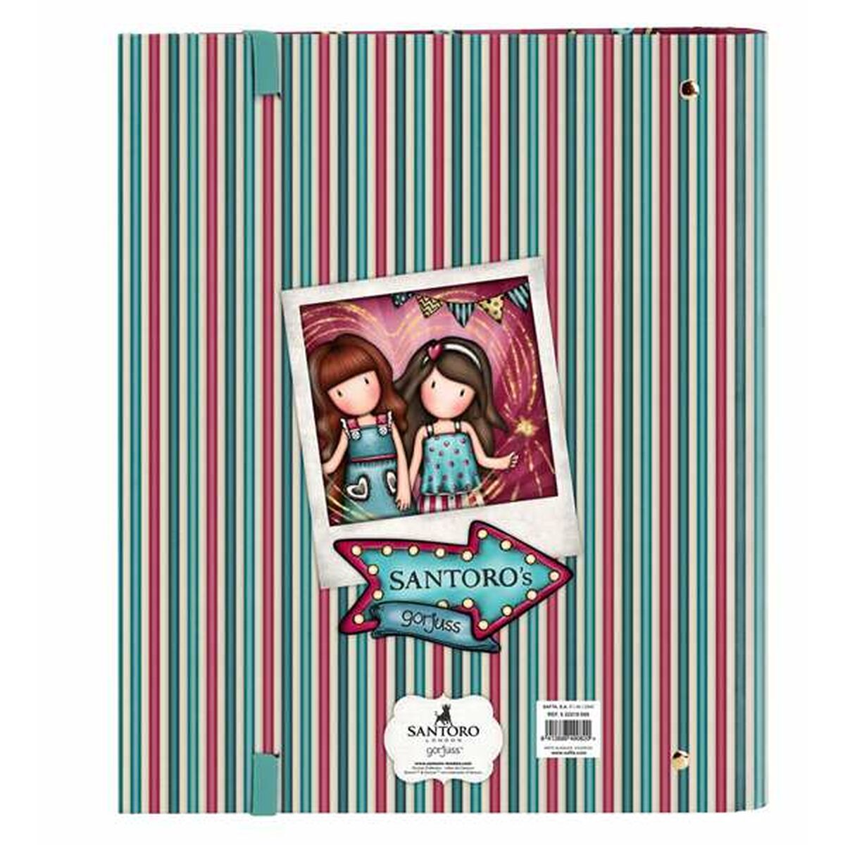 Ringmap Gorjuss Fireworks Kastanjebruin 27 x 32 x 3,5 cm-Topper Trend