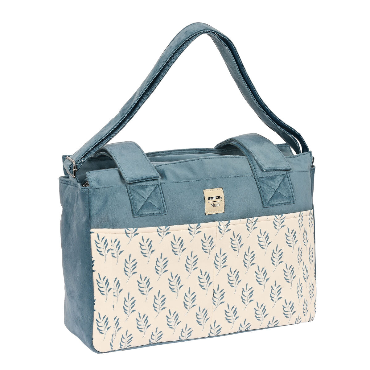 Handtas Safta Leaves 46 x 26 x 15 cm-Topper Trend