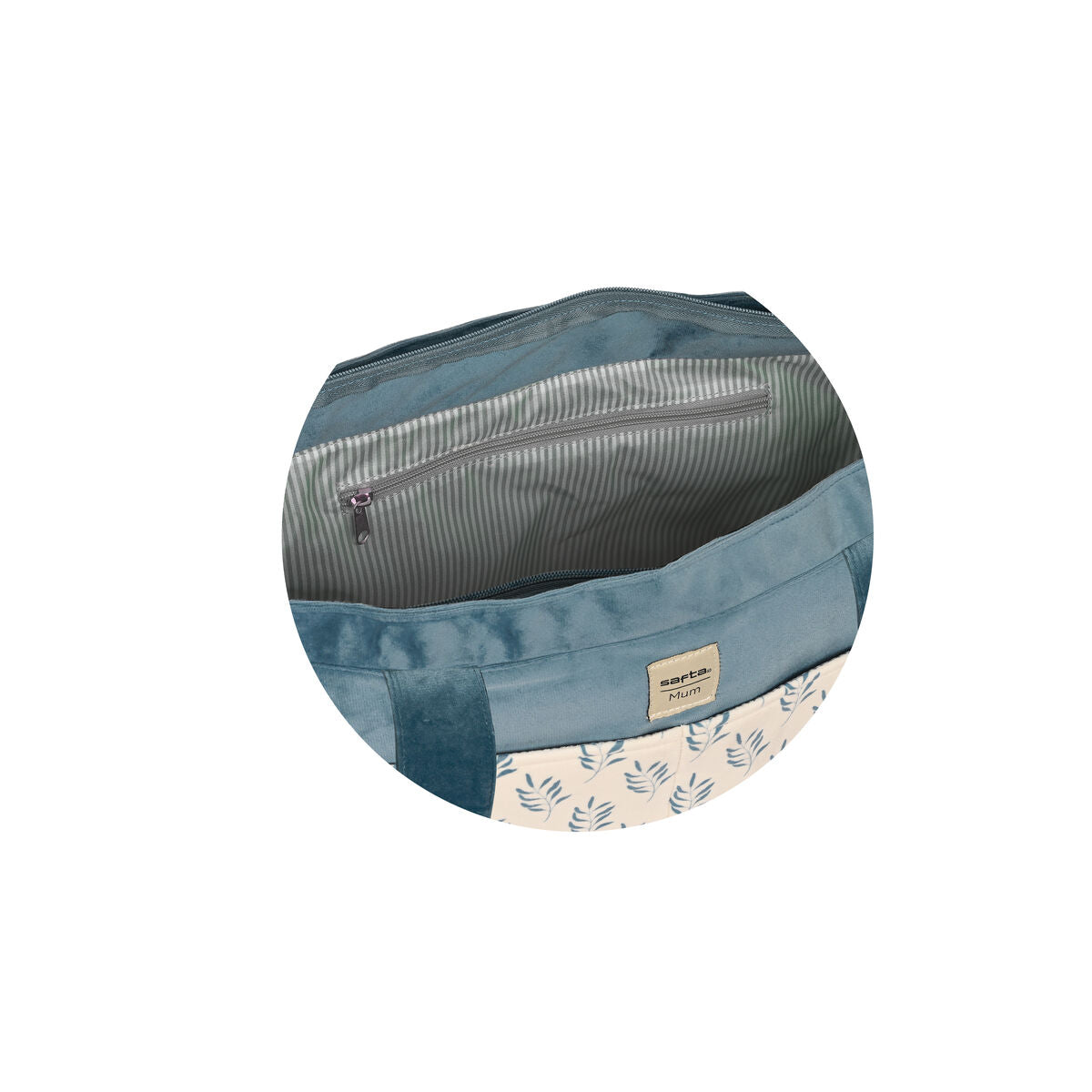 Handtas Safta Leaves 46 x 26 x 15 cm-Topper Trend