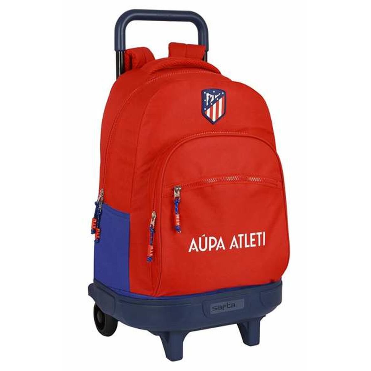 Schoolrugzak met Wielen Atlético Madrid Rood Marineblauw 33 x 45 x 22 cm-Topper Trend