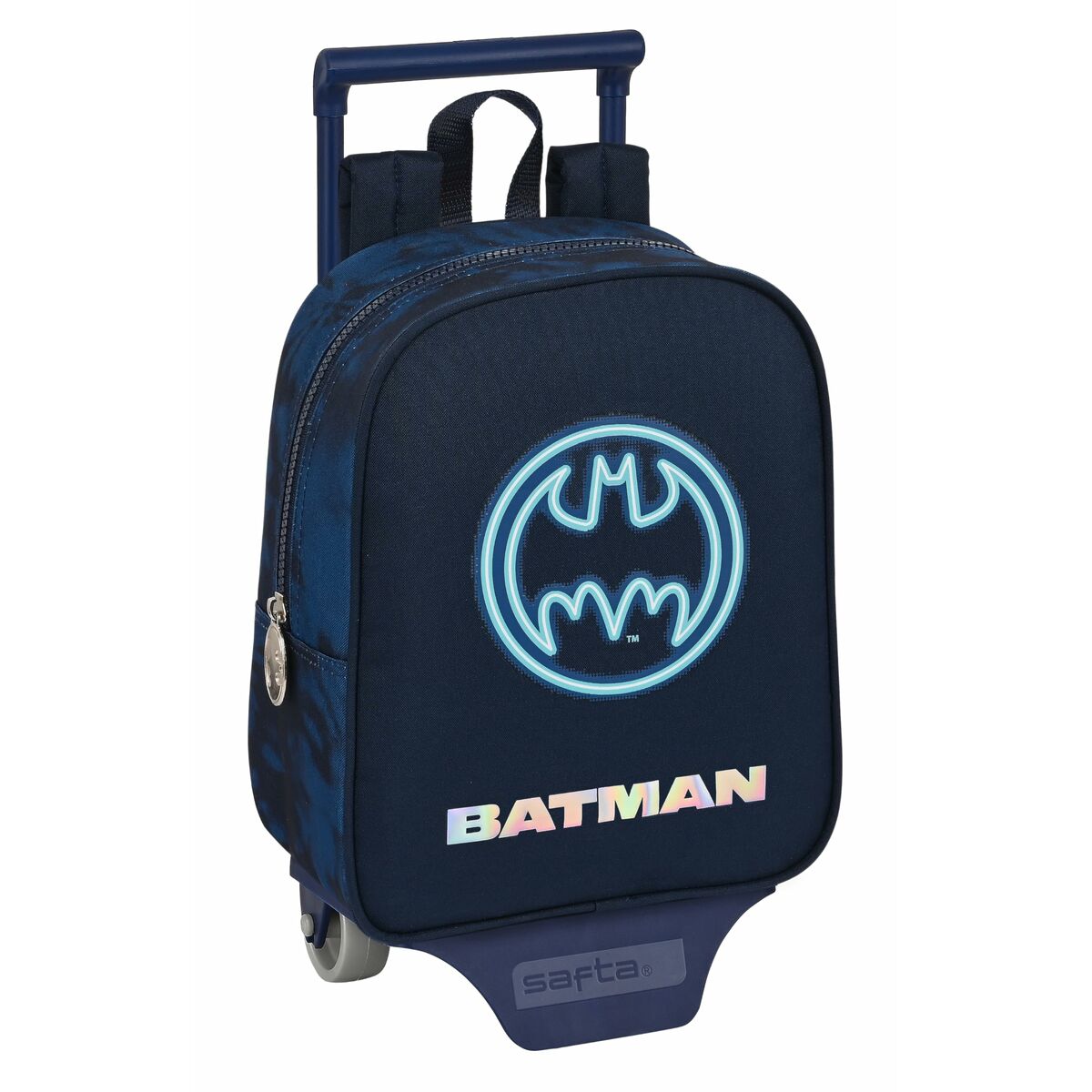 Schoolrugzak met Wielen Batman Legendary Marineblauw 22 x 27 x 10 cm-Topper Trend