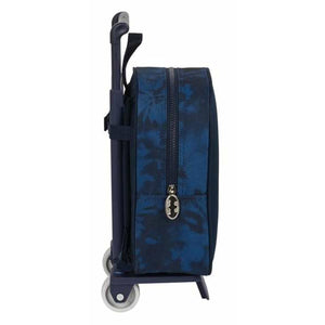 Schoolrugzak met Wielen Batman Legendary Marineblauw 22 x 27 x 10 cm-Topper Trend