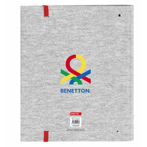 Ringmap Benetton Pop Grijs 27 x 32 x 3,5 cm-Topper Trend