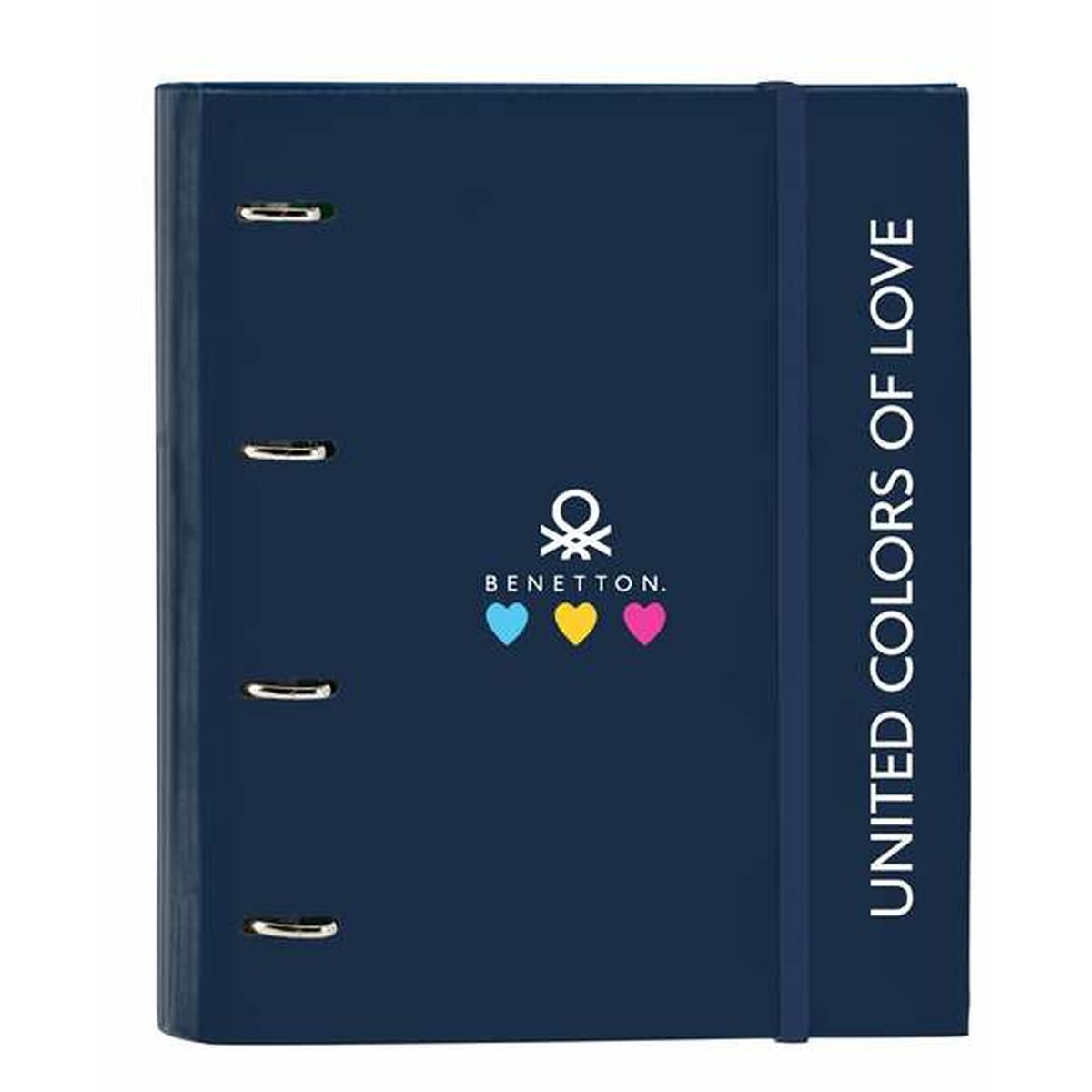 Ringmap Benetton Love Marineblauw 27 x 32 x 3,5 cm-Topper Trend