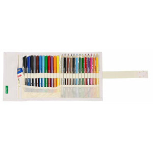 Pennenzak Benetton Topitos Wit Natuurlijk 20 x 7 cm Muis-Topper Trend