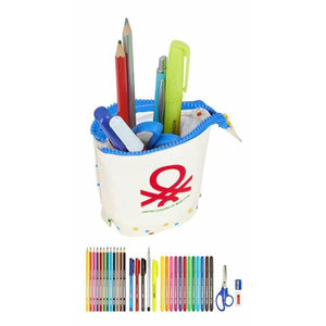 Alleshouder Benetton Topitos Wit Natuurlijk 19 x 6 cm-Topper Trend
