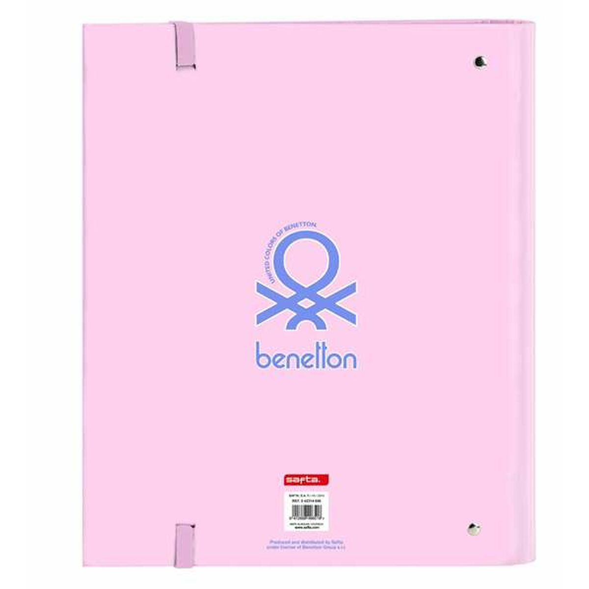 Ringmap Benetton Pink Licht Roze 27 x 32 x 3,5 cm-Topper Trend