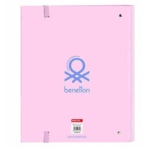 Ringmap Benetton Pink Licht Roze 27 x 32 x 3,5 cm-Topper Trend