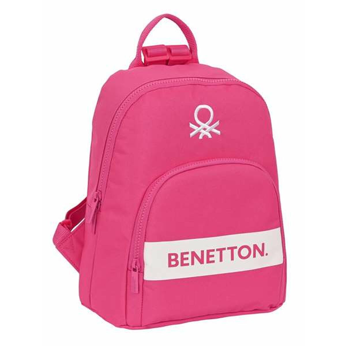 Casual Rugtas Benetton Raspberry Fuchsia 25 x 30 x 13 cm-Topper Trend