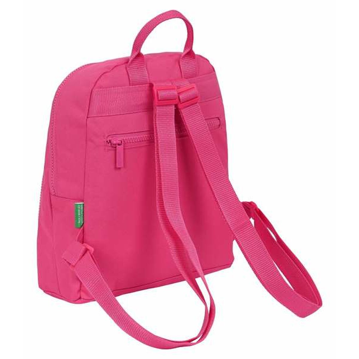 Casual Rugtas Benetton Raspberry Fuchsia 25 x 30 x 13 cm-Topper Trend