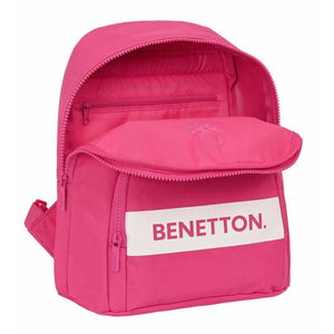 Casual Rugtas Benetton Raspberry Fuchsia 25 x 30 x 13 cm-Topper Trend