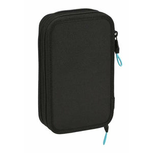Dubbele etui El Niño Tarifa Zwart 12,5 x 19,5 x 4 cm-Topper Trend