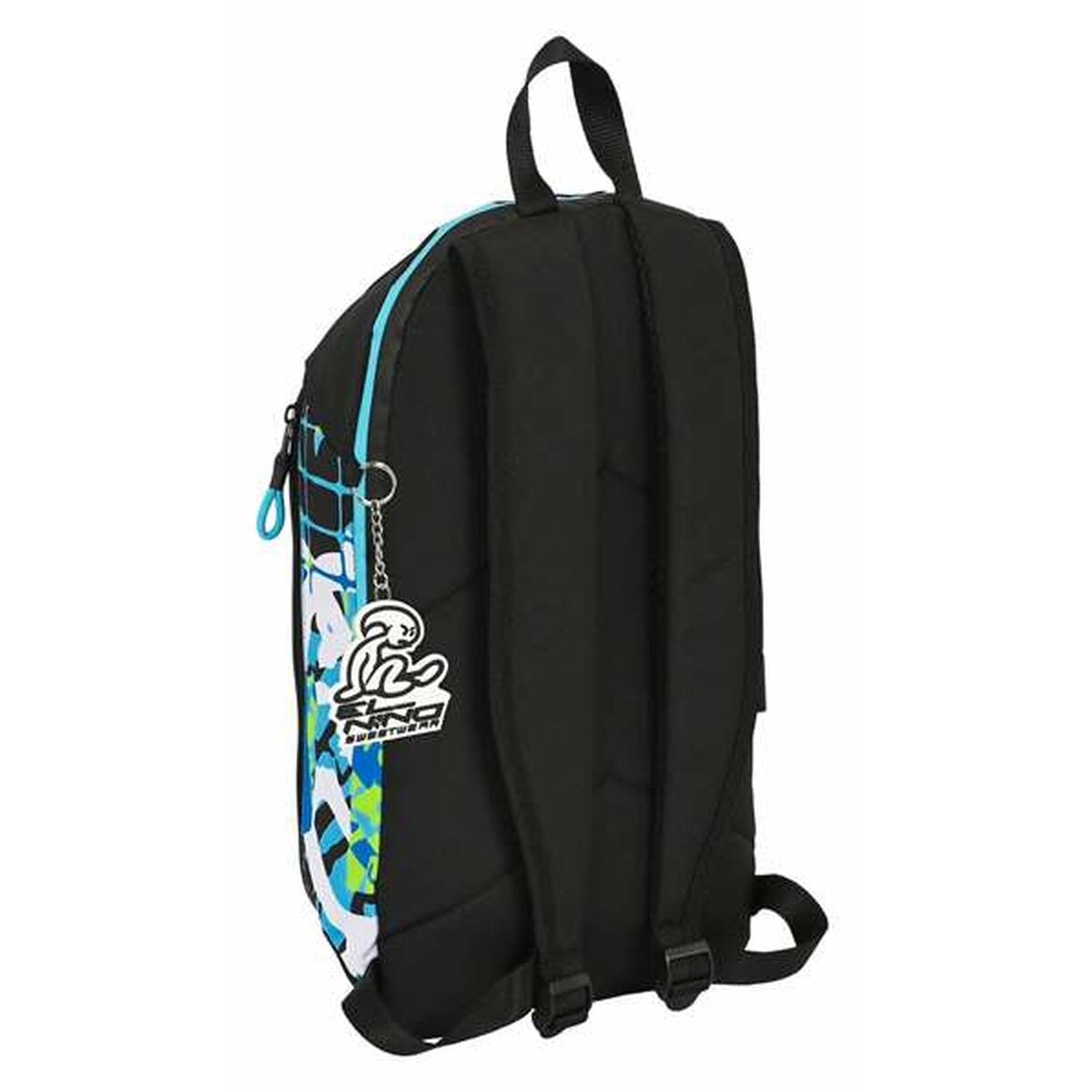 Casual Rugtas El Niño Green Bali Zwart 22 x 39 x 10 cm Mini-Topper Trend