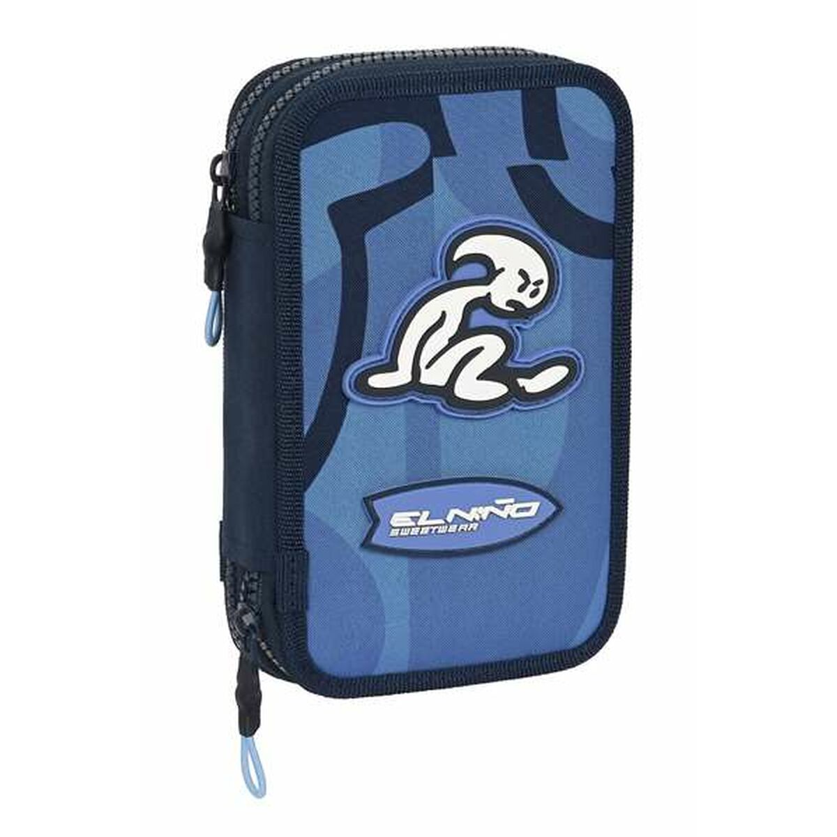 Dubbele etui Bahía Bahia Blauw 12,5 x 19,5 x 4 cm-Topper Trend