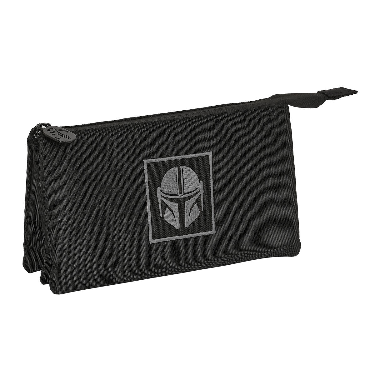 Pennenetui met 3 vakken The Mandalorian Zwart 22 x 12 x 3 cm-Topper Trend