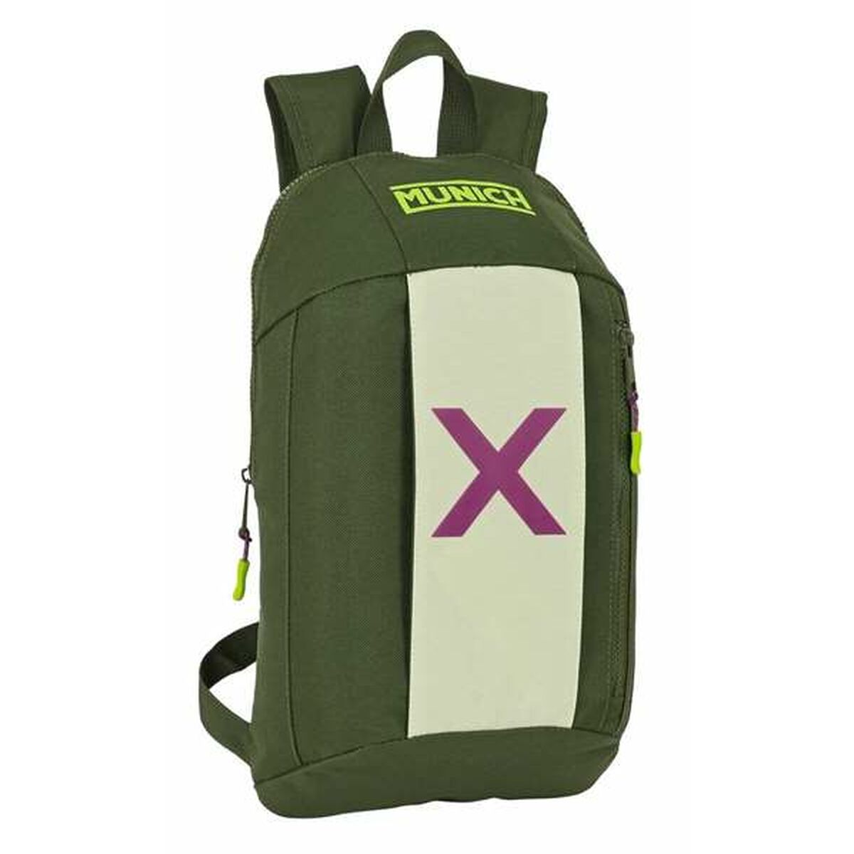 Rugzak Munich Bright khaki Groen 22 x 39 x 10 cm Mini-Topper Trend