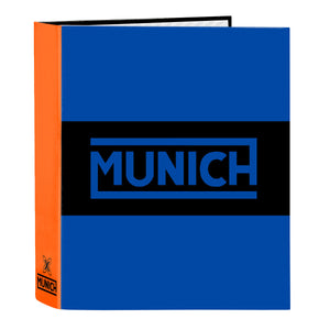 Ringmap Munich Submarine Blauw 27 x 33 x 6 cm-Topper Trend