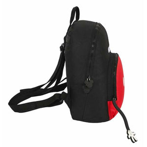 Casual Rugtas Mickey Mouse Zwart Rood 25 x 30 x 13 cm-Topper Trend
